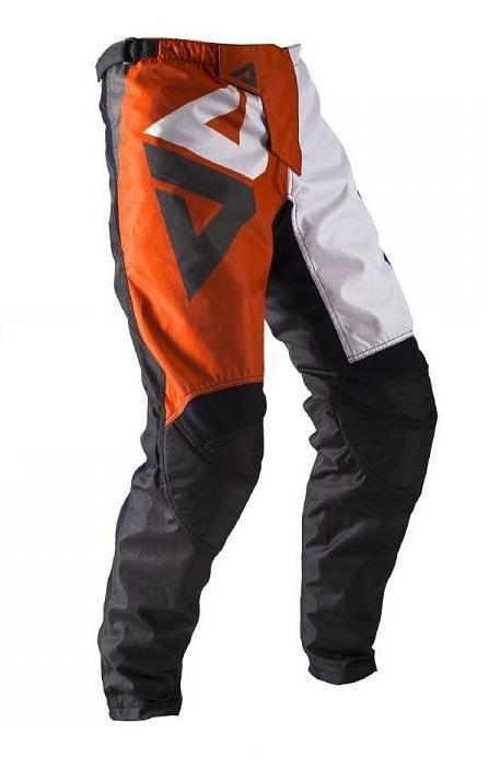 Штаны для мотокросса ATAKI Strike grey/orange