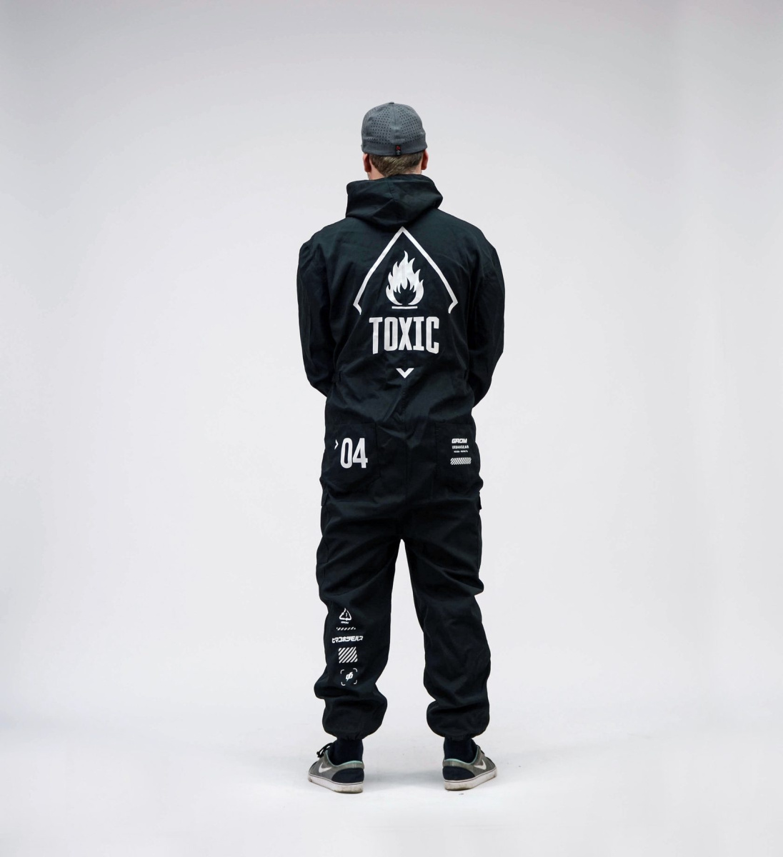 Комбинезон рабочий Grom черный Toxic