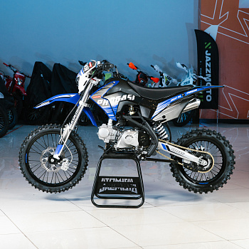 Питбайк PROGASI SMART 5 125CC BLUE 17/14 (Полуавтоматическая КПП)